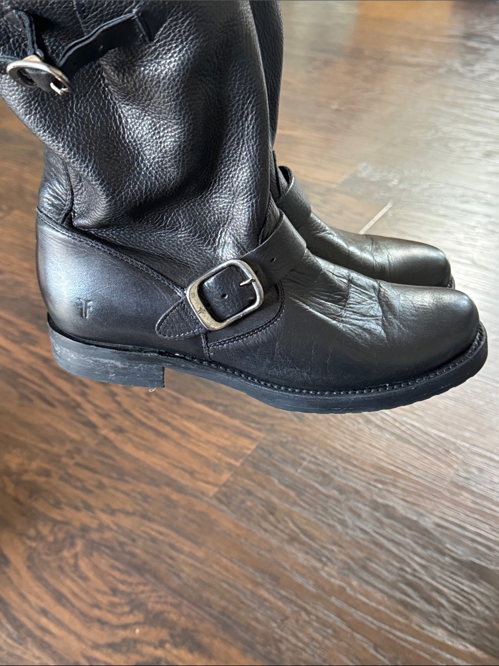 Frye Black Women's Leather Boots - Picture 14 of 16
